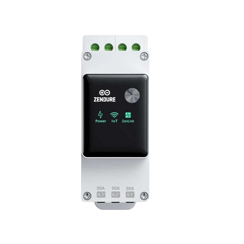 Zendure Smart Meter 3CT Compteur électrique triphasé Station électrique de balcon Moniteur d'énergie DIN