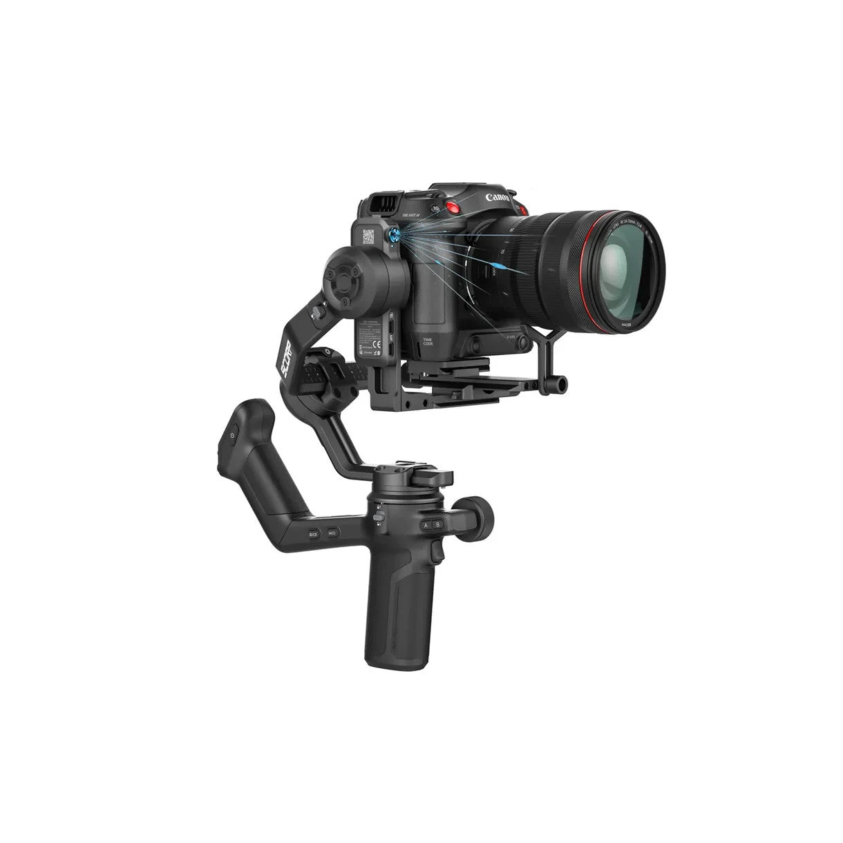 FeiyuTech SCORP 3 DSLR Gimbal Kamera Stabilisator mit AI-Tracking für Sony Canon