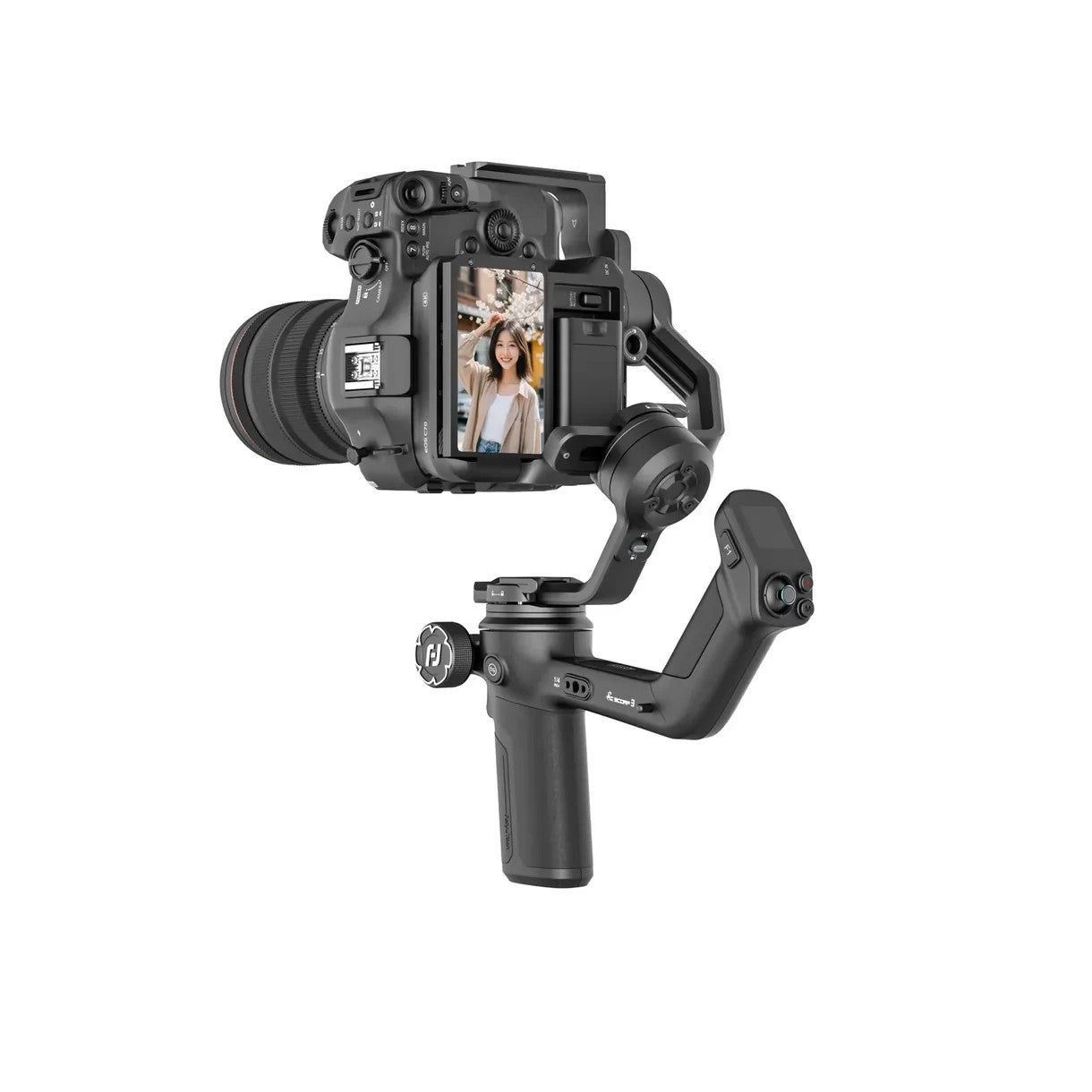 FeiyuTech SCORP 3 DSLR Gimbal Kamera Stabilisator mit AI-Tracking für Sony Canon