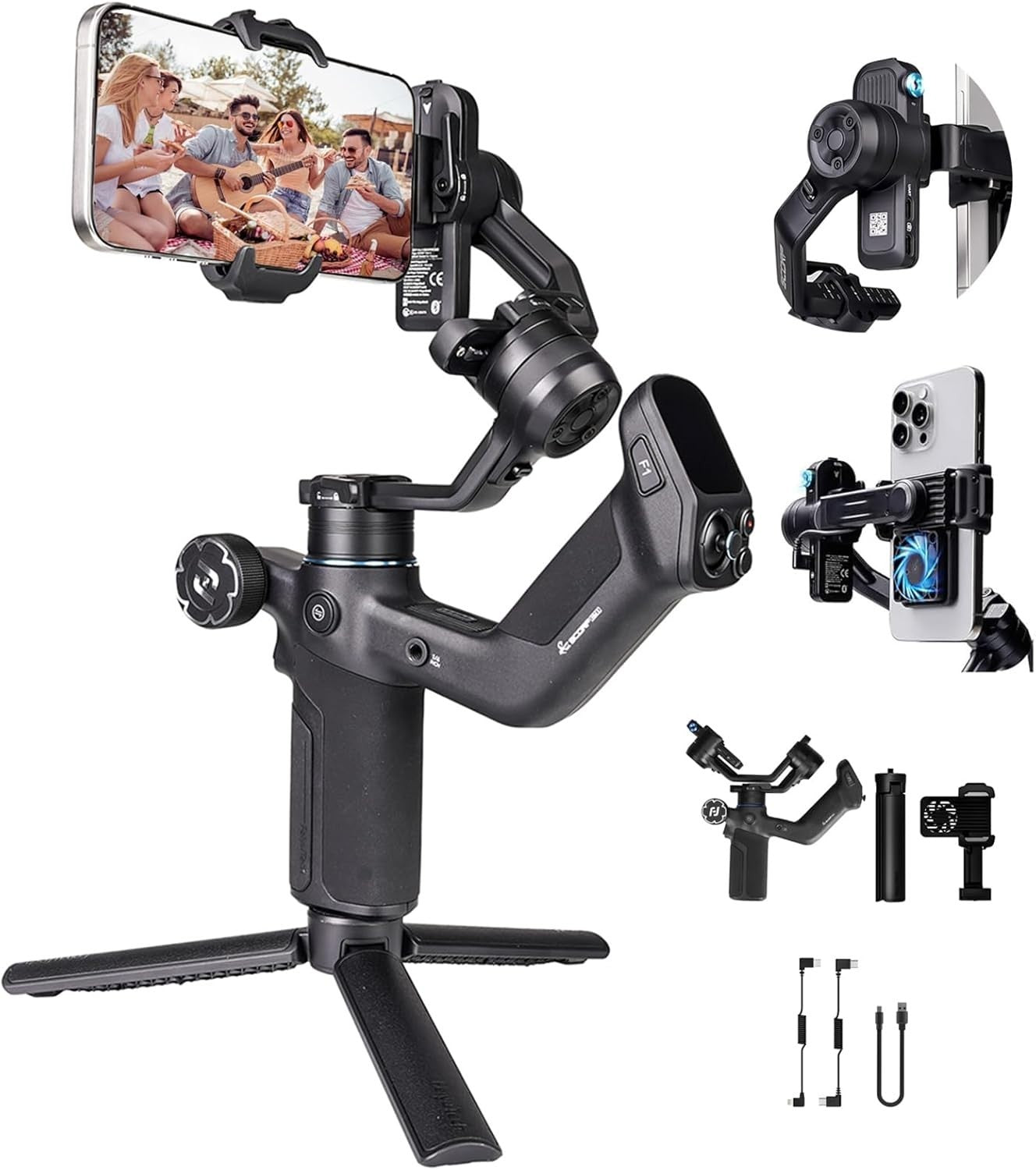 FeiyuTech SCORP MINI 3 3-Achsen-Smartphone Gimbal mit Integriertem AI-Tracking