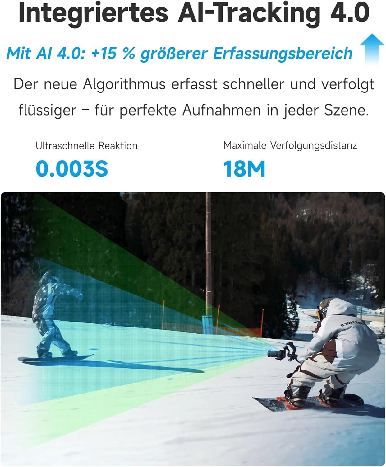 FeiyuTech SCORP MINI 3 3-Achsen-Smartphone Gimbal mit Integriertem AI-Tracking
