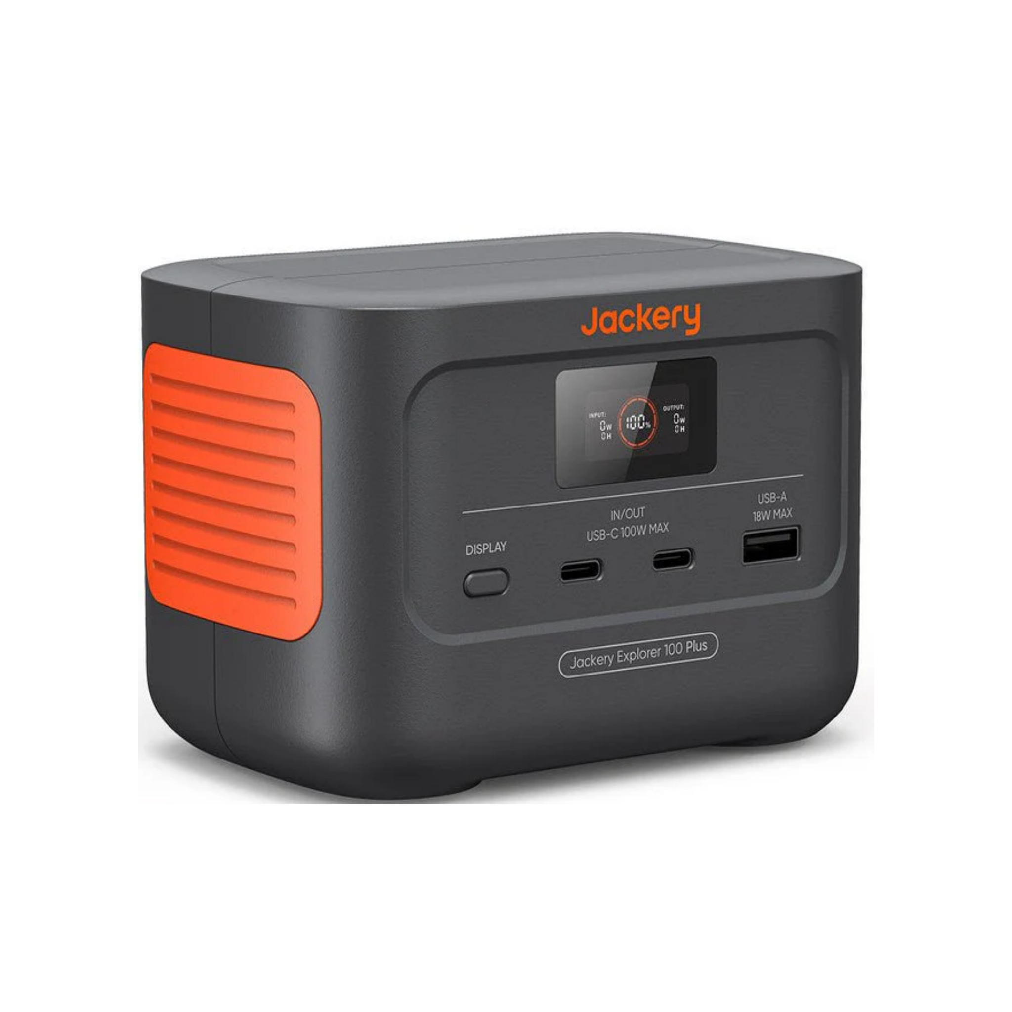 Jackery Explorer E100 Plus Tragbare Powerstation, 99 Wh LiFePO4-Akku Schnellladung, 128 W Notstrom für Reisen,Gebraucht