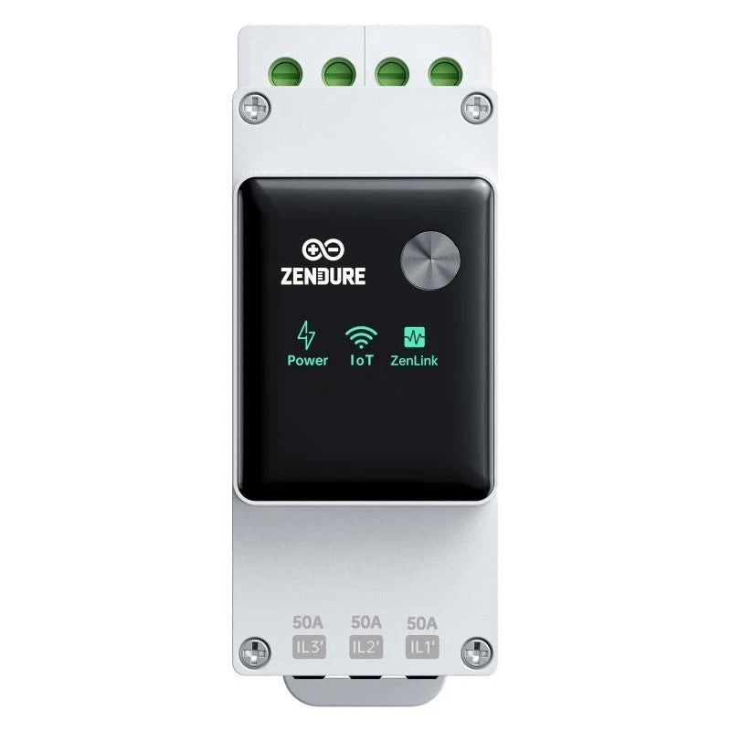 Zendure Smart Meter 3CT 3-Phase Electricity Meter Balcony Power Station Energy Monitor DIN-