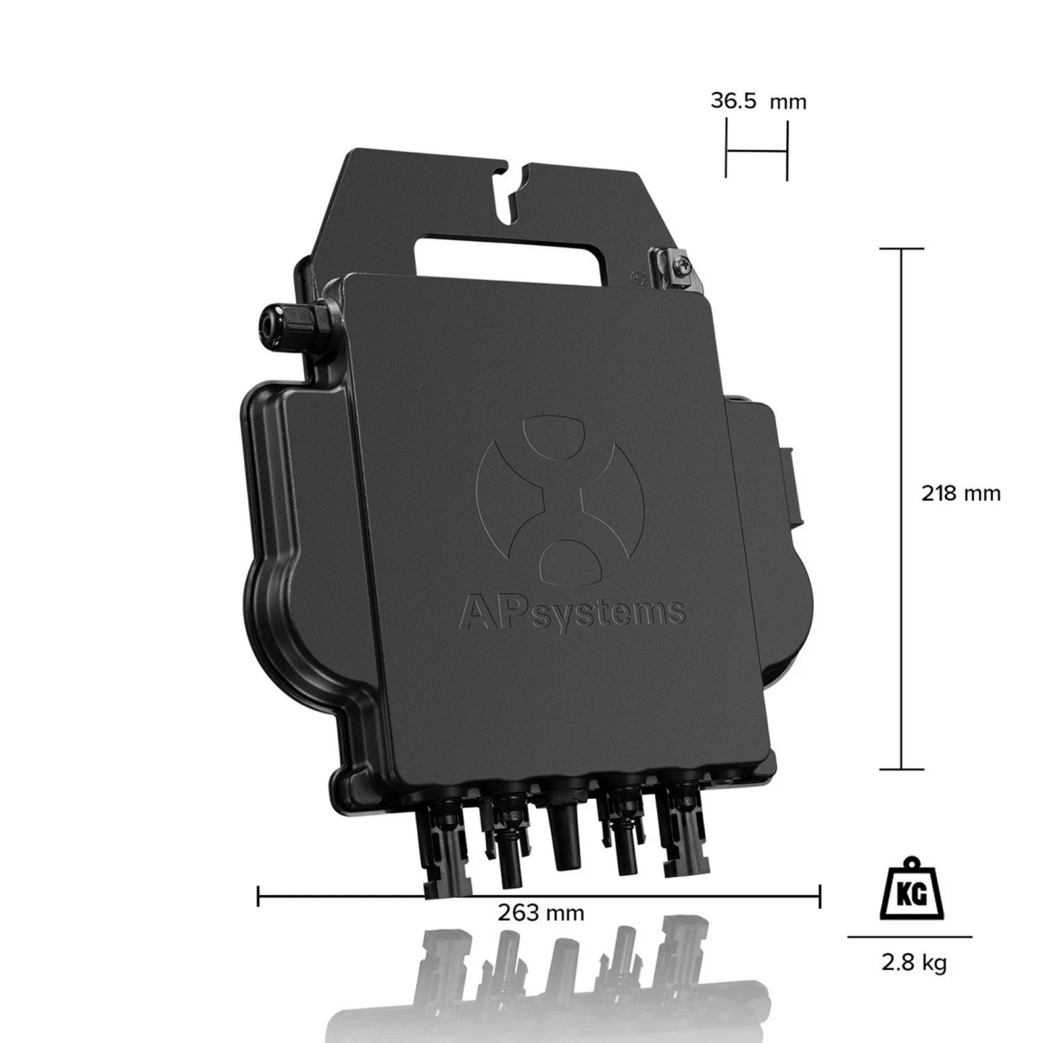 APSystems EZ1-M-EU 800W Mikro-Wechselrichter | PV Balkon Solar Anlage | 5m Kabel