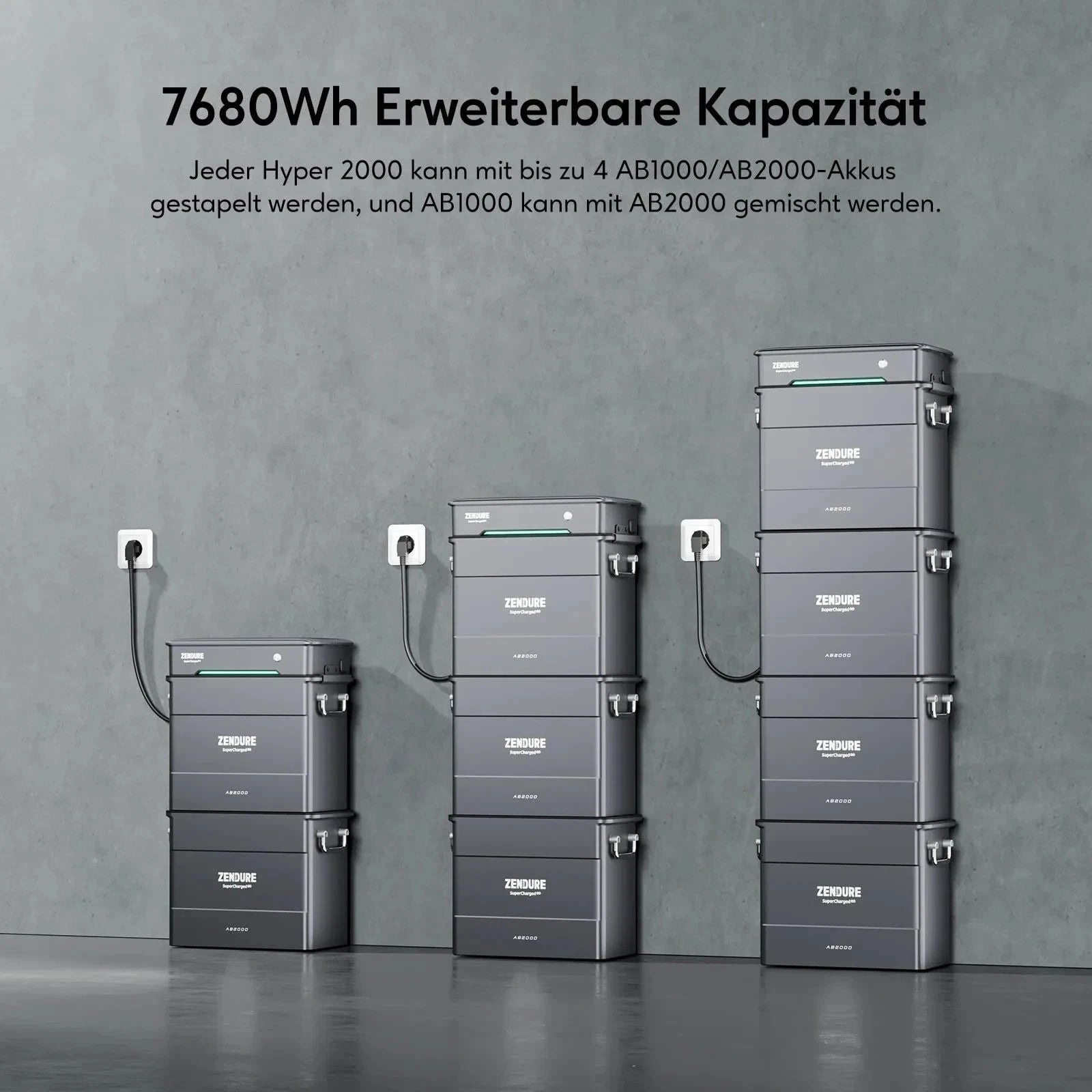 Zendure AB2000L Solar Power Storage Expansion Battery for Balcony Power Station